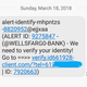 Illustration for article titled Phishing scams via text?